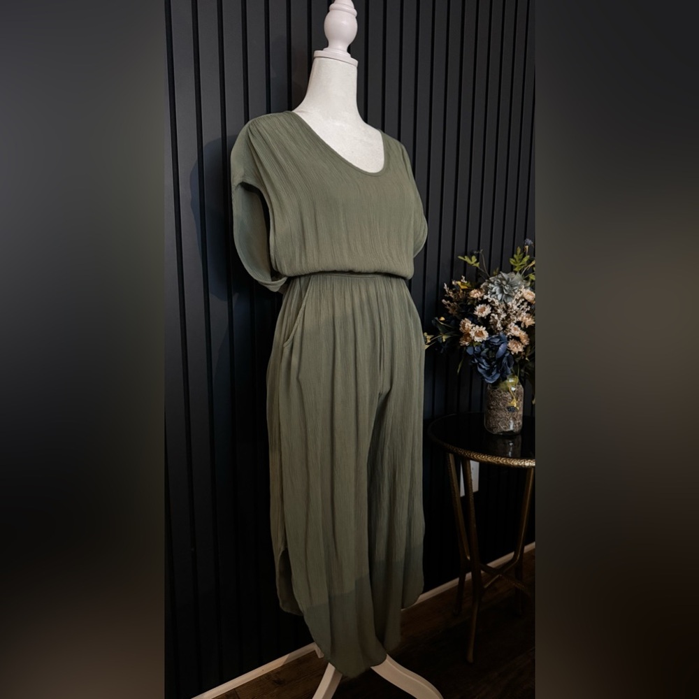 Final Touch Sage Green Jumper